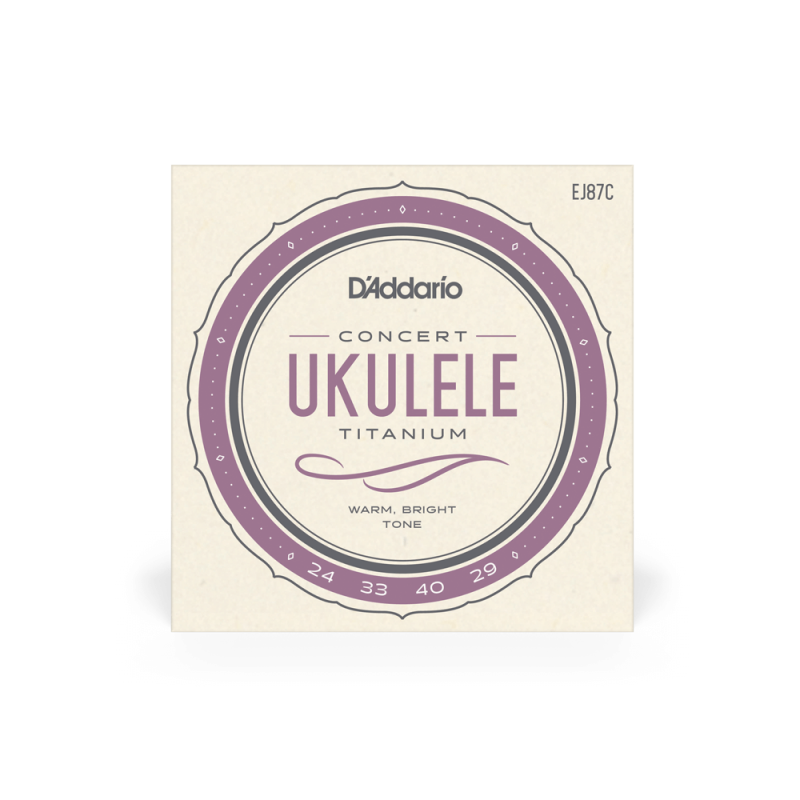Набор струн D'ADDARIO EJ87C TITANIUM UKULELE CONCERT Набор струн D'ADDARIO EJ87C TITANIUM UKULELE CONCERT